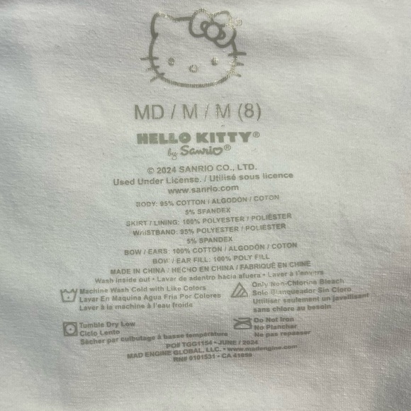 Helllo Kitty Girls Dress Size M/8 - Picture 8 of 8